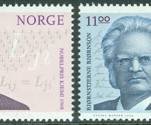 Norge – F 1515-1516 Norska nobelpristagare, 2 kpl **