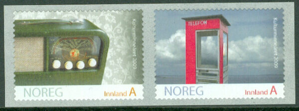 Norge - F 1724-1725 Kulturminnesåret 2009, 2 kpl **