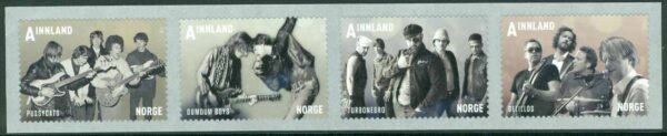 Norge - F 1858-1861 Norska musikband, 4 kpl **