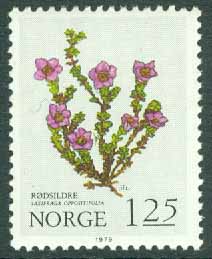 Norge – F  842 Blommor III. Purpurbräcka, 1.25 kr **