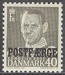 Danmark – F PF   34 Postfärjemärke 40 öre grå, märke **