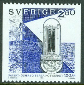 Sverige – F 1748 Patent- och registreringsverket 100 år, 1 kpl **