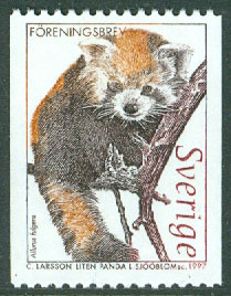 Sverige – F 2026 Djuren i Nordens Ark 3. Liten panda, 1 kpl **