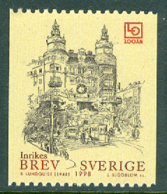 Sverige – F 2060 Landsorganisationen (LO) 100 år, 1 kpl **