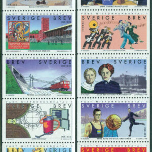 Sverige – F 2088-2097 Vårt 1900-tal 1: 1900-1938, 10 kpl **
