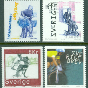 Sverige – F 2131-2134 Cyklar, 4 kpl **