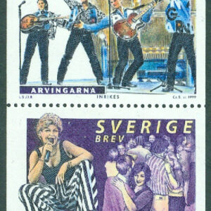 Sverige – F 2160-2163 Dansband, 4 kpl **
