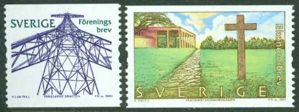Sverige - F 2502-2503 Världsarvet 7, 2 kpl **