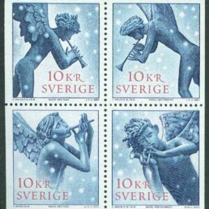 Sverige – F 2523-2526 Julpost – Utrikes post, 4-block kpl **