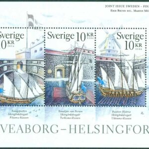 Sverige – F 2554-2556 Sveaborg, kpl häftesblock **