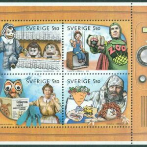 Sverige – F 2565-2568 Alla tiders barnprogram, häftesblock 1 **