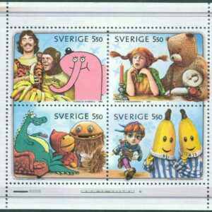 Sverige – F 2569-2572 Alla tiders barnprogram, häftesblock 2 **