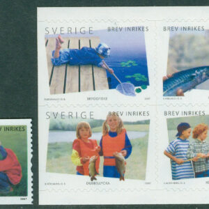 Sverige – F 2600-2604 Fiskelycka, 5 kpl **