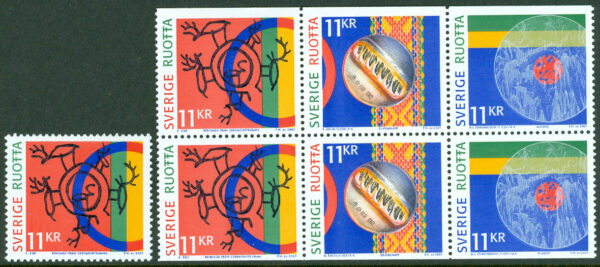 Sverige - F 2626-2629 Samisk kultur, 7 kpl **