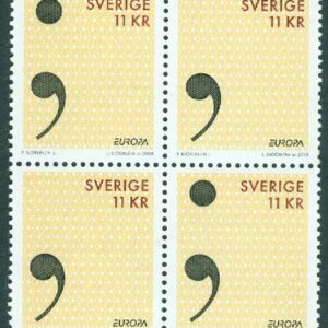 Sverige – F 2654-2655 HBL Europa 2008 – Brev, 4-block kpl **
