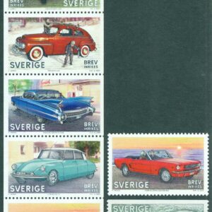 Sverige – F 2698-2703 Kultbilar, 7 kpl **