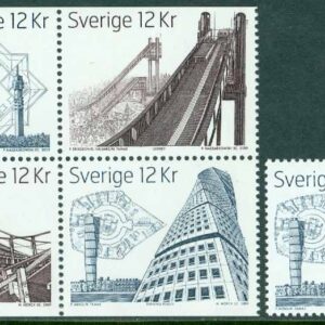 Sverige – F 2727-2730 Svenska höjdpunkter, 5 kpl **