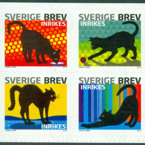 Sverige – F 2752-2755 HBL Katter, 4 kpl **