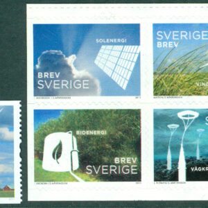Sverige – F 2819-2823 Naturkraft, 5 kpl **