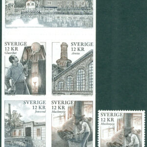Sverige – F 2824-2828 C Bruksmiljöer, 6 kpl **