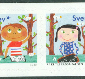 Sverige – F 2833-2834 Välgörenhet, 2 kpl **