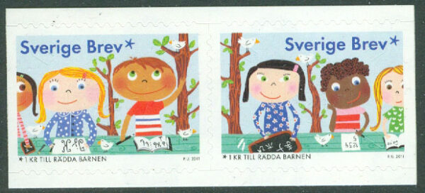 Sverige - F 2833-2834 Välgörenhet, 2 kpl **