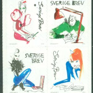Sverige – F 2912-2915 Skriv! 5 4 kpl **