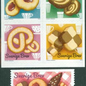 Sverige – F 2951-2955 Kakor, 5 kpl **