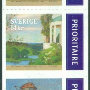 Sverige – F 3042-3046 Prins Eugen 150 år, 5 kpl **