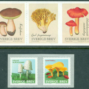 Sverige – F 3074-3080 Svampar, 7 kpl **