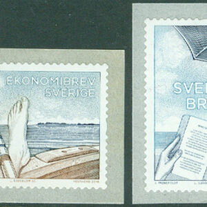 Sverige – F 3120-3121 Strandliv, ekonomibrev + Sverige brev **