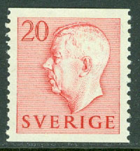 Sverige – F  402 Gustaf VI Adolf typ I, 20 öre **