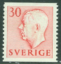 Sverige – F  410 Gustaf VI Adolf typ I, 30 öre **