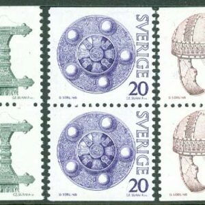 Sverige – F  911-915 v2 Vendeltid, 9 kpl **