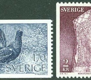 Sverige – F  923-924 Tjärtupp och rökstenen, 2 kpl **