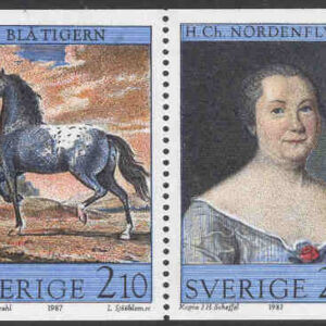 Sverige – F 1463-1466 (HBL) Konst på Gripsholms slott, 4-strip kpl **