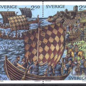 Sverige – F 1609-1616 (HBL) Vikingar, 8-block kpl **