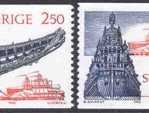 Sverige – F 1624-1625 Nya Vasamuséet, 2 kpl **