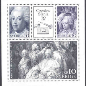 Sverige – F 1705-1707 (HBL) Czeslaw Slania, block kpl**