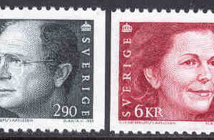 Sverige – F 1771-1772 Kung Carl XVI Gustaf och Drottning Siliva, 2 kpl **