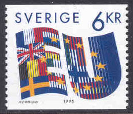 Sverige – F 1897 Sverige i EU, 1 kpl **