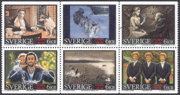 Sverige - F 1917-1922 (HBL) Filmen 100 år, 6-block kpl **