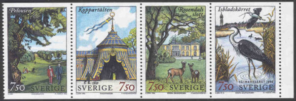 Sverige - F 1977-1980 (HBL) Ekoparken, 4-strip kpl **