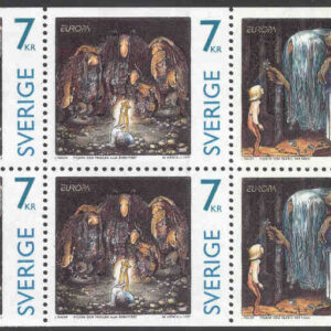 Sverige – F 2023-2025 (HBL) Europa CEPT 1997. Sagor och legender, 6-block kpl **