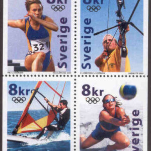 Sverige – F 2205-2208 (HBL) OS i Sydney 2000, 4-block kpl**