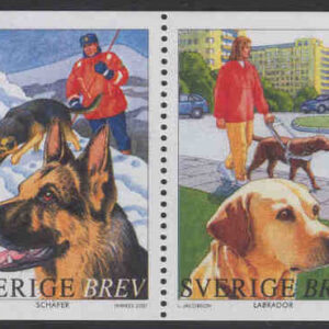 Sverige – F 2232-2235 (HBL) Hundar, 4-strip kpl **