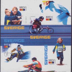 Sverige – F 2352-2355 Riksidrottsförbundet 100 år, 4-block kpl **