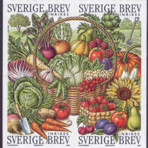 Sverige – F 2378-2381 HBL Skördetid, 4-block kpl **