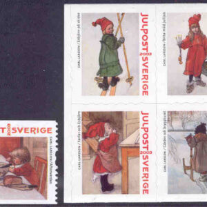 Sverige – F 2392-2396 Julpost – Inrikes julpost, 5 kpl **