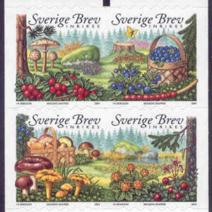 Sverige – F 2429-2432 Skogens skafferi, 4-block kpl **
